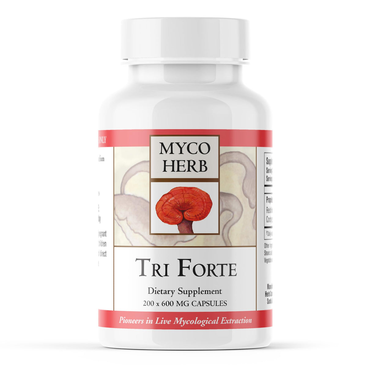 Kan Herbs Tri Forte Three-Mushroom Extract Vitality - 120 Tablets
