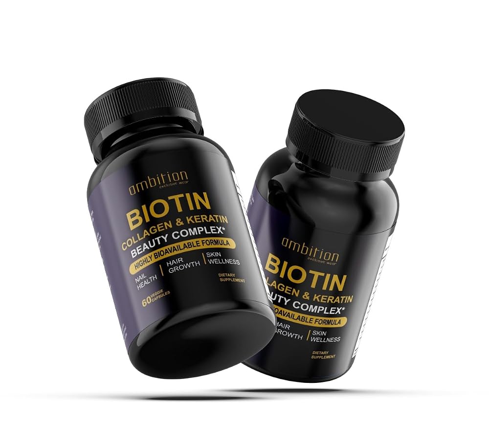 Ambition Hyaluronic Acid Biotin Collagen Beauty Complex - 60 Vegetarian Capsules - image 5