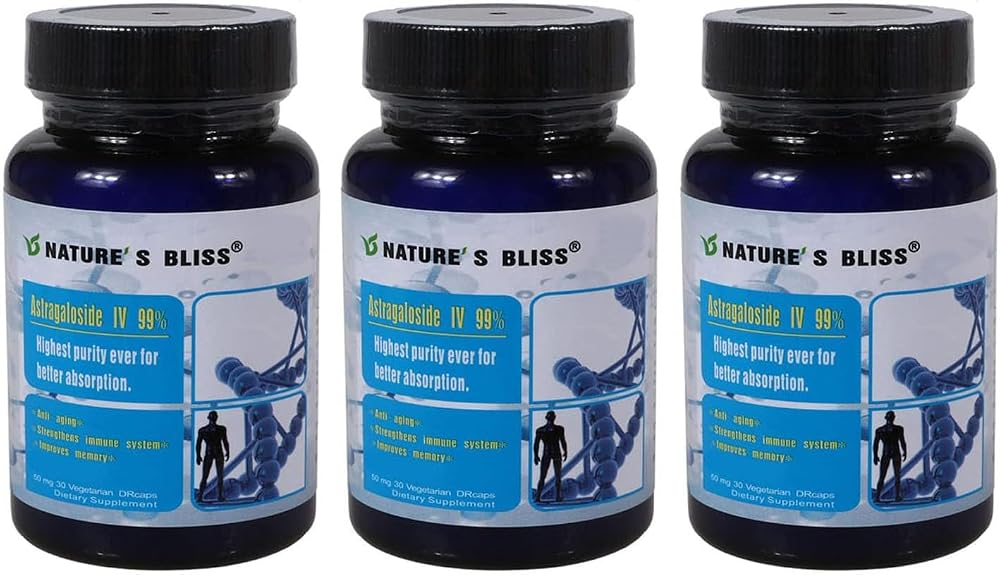 Nature'sbliss Astragaloside IV 99% 50mg - 90 Vegetarian Capsules