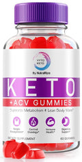 NutraRize Vyto Keto ACV Gummies Weight Loss Support - 60 Gummies
