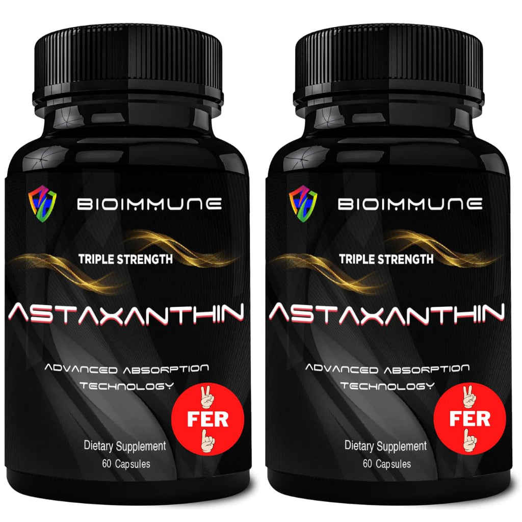 BioImmune Triple Strength AstaQuil™ Astaxanthin 12mg Enhanced