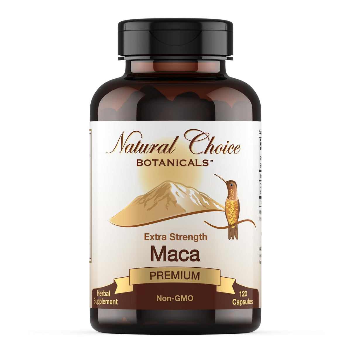 Natural Choice Botanicals Organic Maca Root 750 mg - 120 Capsules
