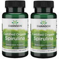 Swanson Certified Organic Spirulina 500 mg - 360 Tablets