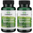 Swanson Certified Organic Spirulina 500 mg - 360 Tablets