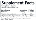 Kirkman Buffered Magnesium Oxide 180 mg - 250 Capsules - image 2