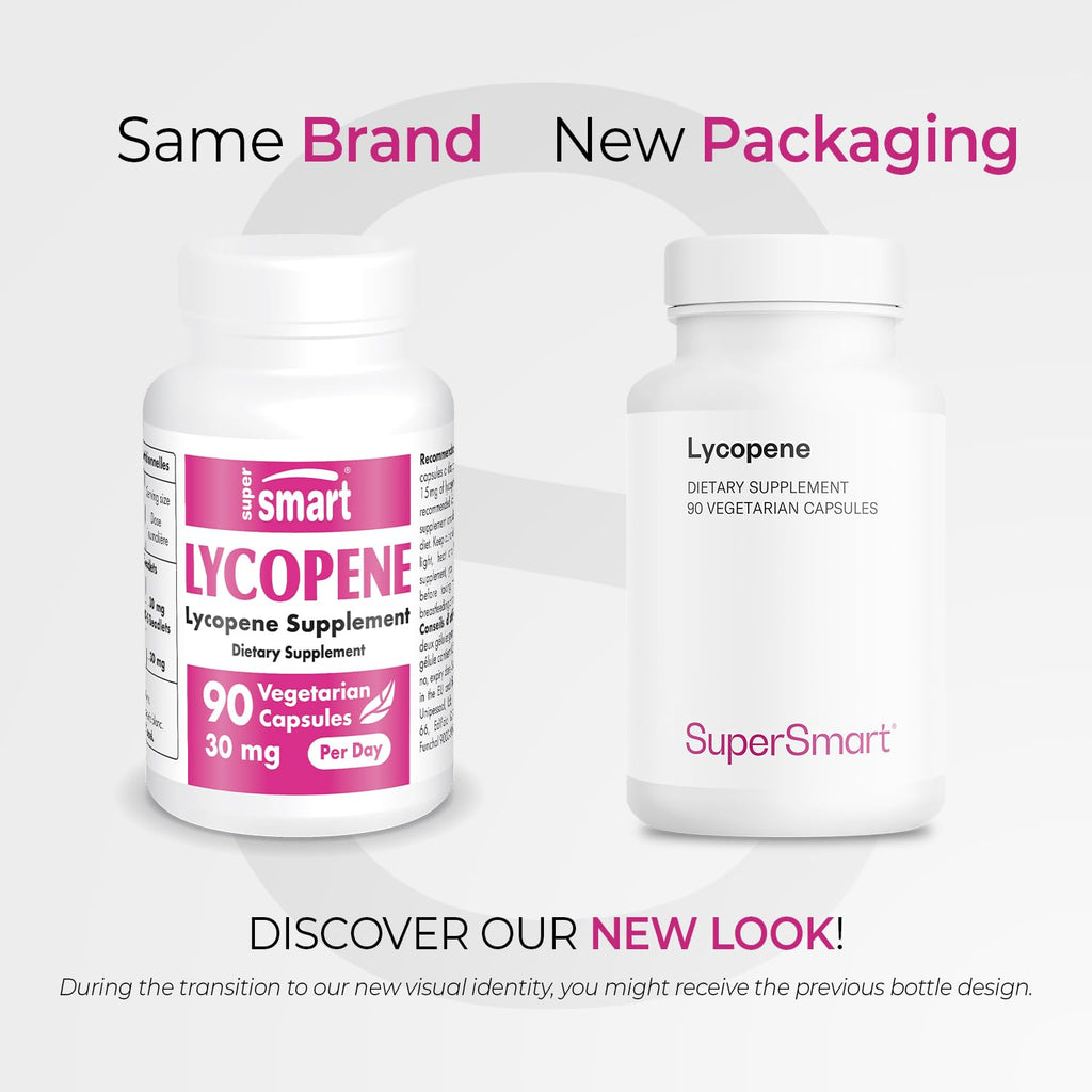 Supersmart Lycopene 30mg per Day Tomato Extract - 90 Capsules - image 2