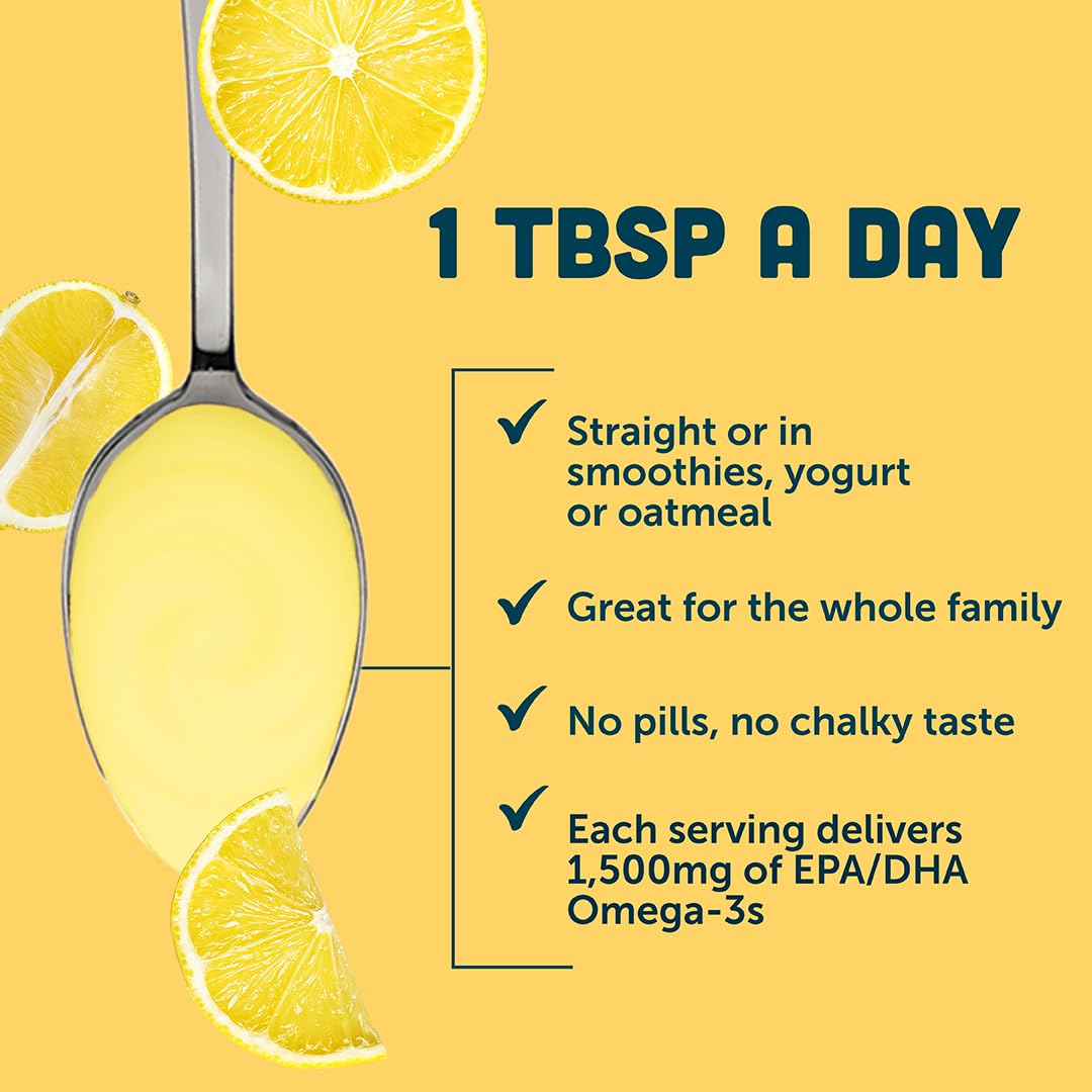 Barlean's Fish Omega Swirl Lemon Zest - 16 Fl Oz - image 5