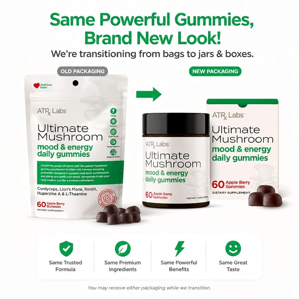 ATRx Labs Ultimate Mushroom Daily Gummies - 60 Count - image 2