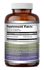 Amazing Formulas Creatine Monohydrate 3000 Mg Per Serving Capsules