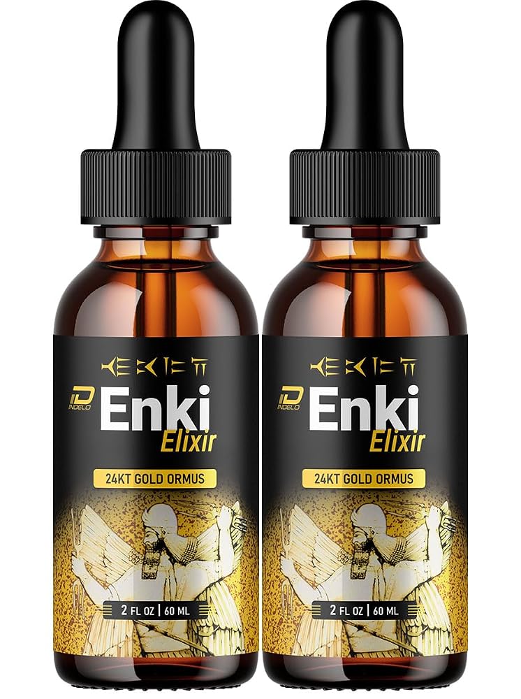 Indelo Enki Elixir Drops Advanced Formula - 2 Fl Oz (Pack of 2)