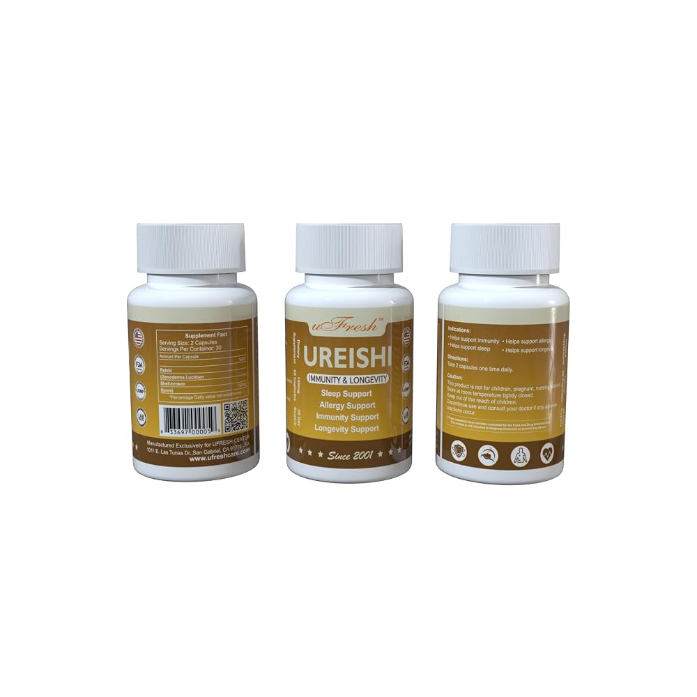uFresh Ureishi Immunity & Longevity Support Dietary Supplement