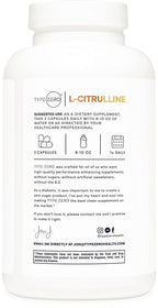 Type Zero L-Citrulline 1500mg - 180 Capsules - image 3