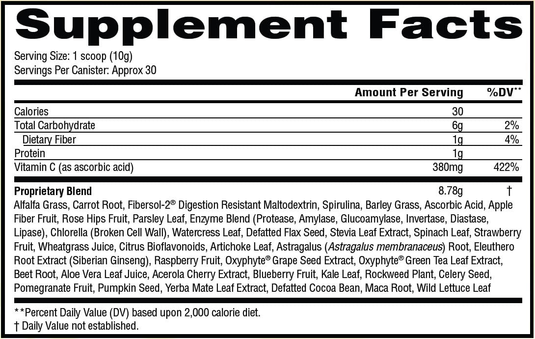 IVL All Day Energy Greens Powder for Nutrition & Digestion - 10.5 oz - image 4
