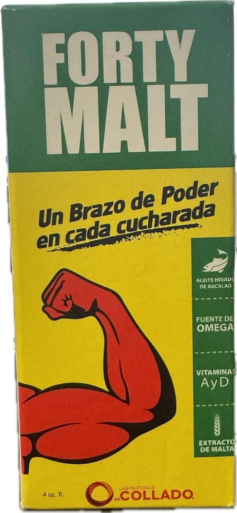 Forty Malt Nutritional Supplement with Cod Liver Oil - 4 fl oz