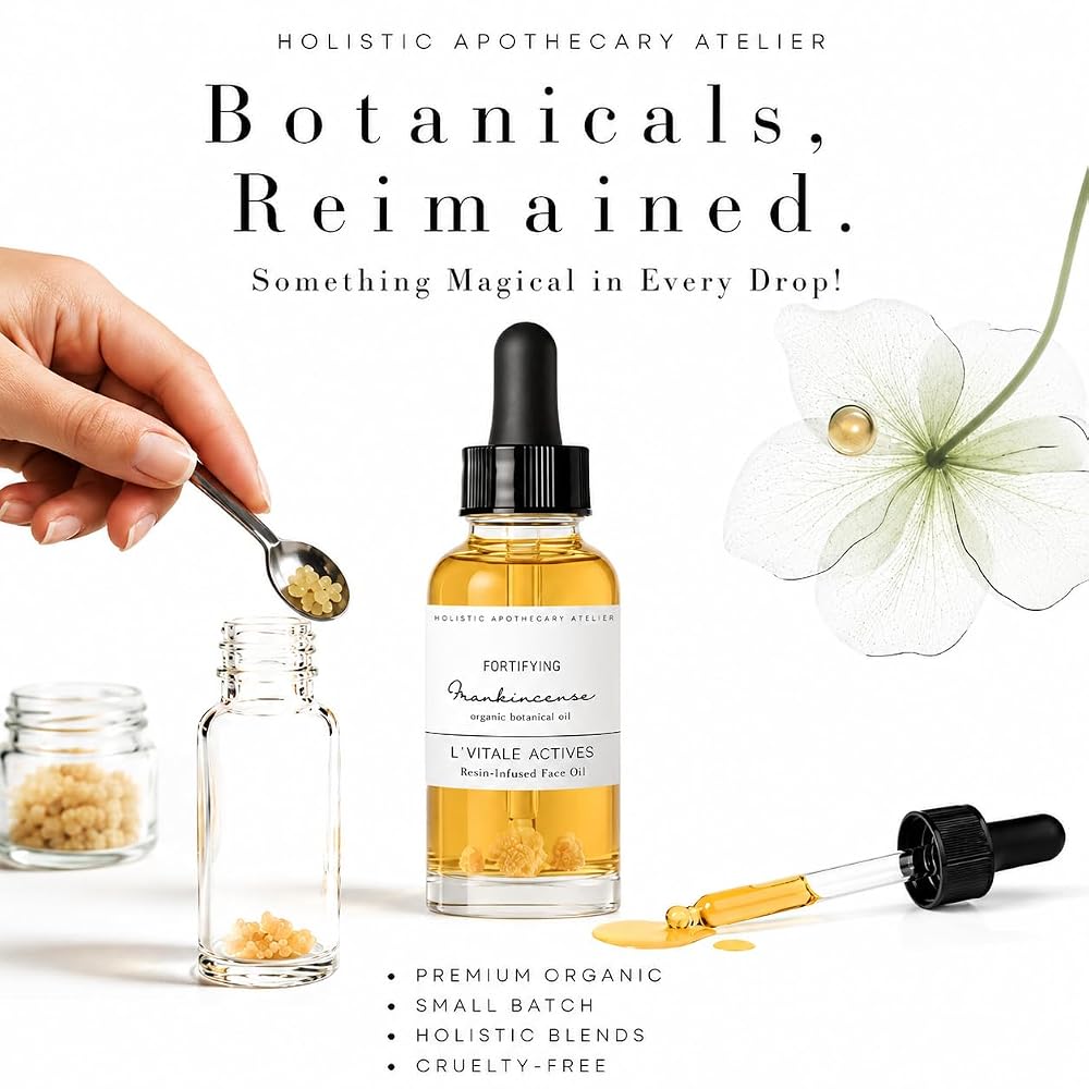 Holistic Apothecary Frankincense Face Oil with Black Seed & Rosehip - 1 Fl Oz - image 2