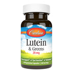 Carlson Lutein & Greens 20 mg Vision Support - 60 Vegetarian Capsules