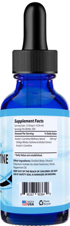 Absonutrix Acetyl L-Carnitine 593mg Liquid Drops - 200 Servings - image 2