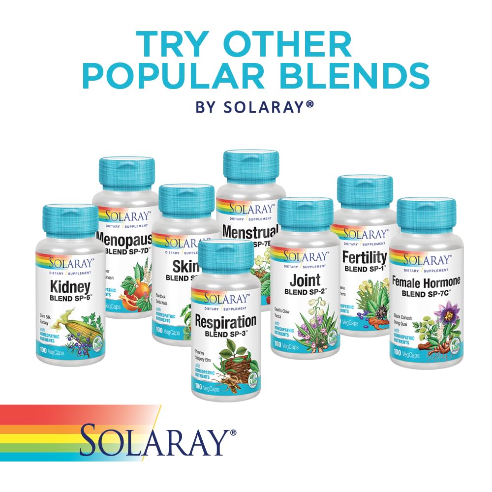 SOLARAY Thyroid Blend SP-26 Herbal Support - 100 Vegetarian Capsules - image 5