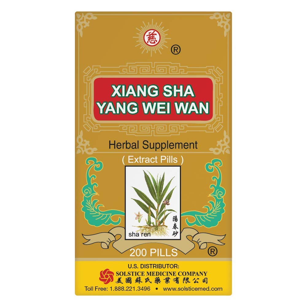 Solstice Medicine Company Xiang Sha Yang Wei Wan - 200 Capsules