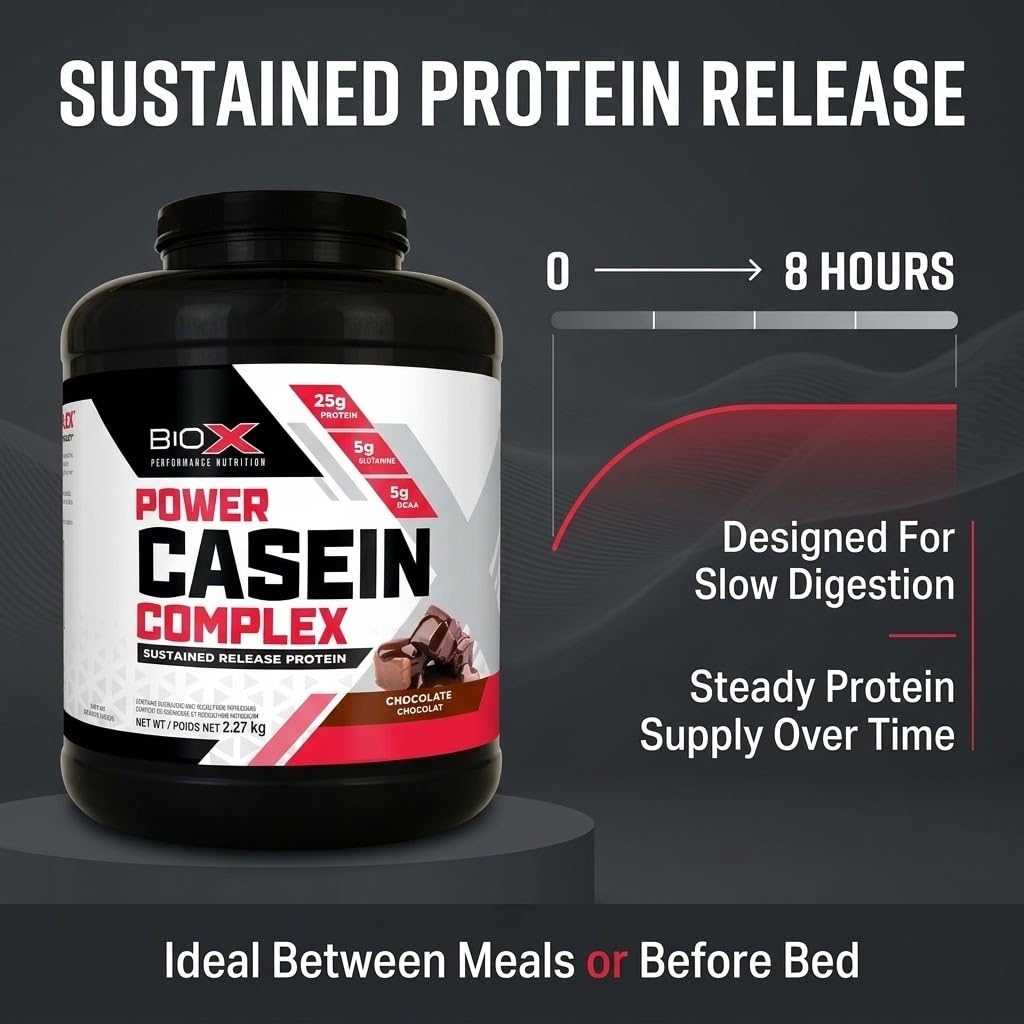 BioX Power Casein Complex Micellar Protein - 65 Servings - image 5