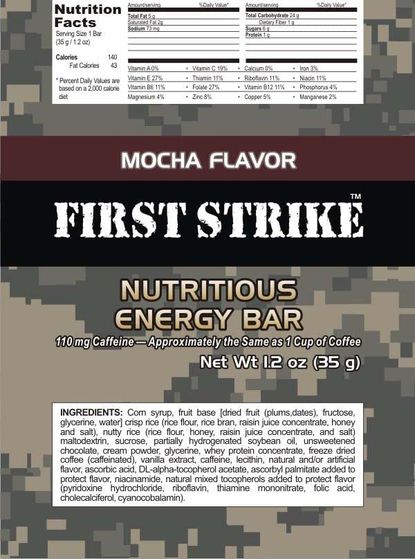 Z-Ration (Zombie MRE) First Strike Bars 6 Packs - Cran-Raspberry