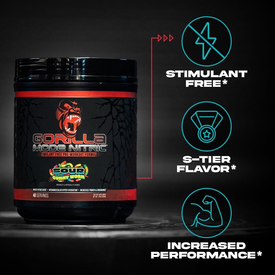 Gorilla Mode Nitric Stimulant Free Pre-Workout