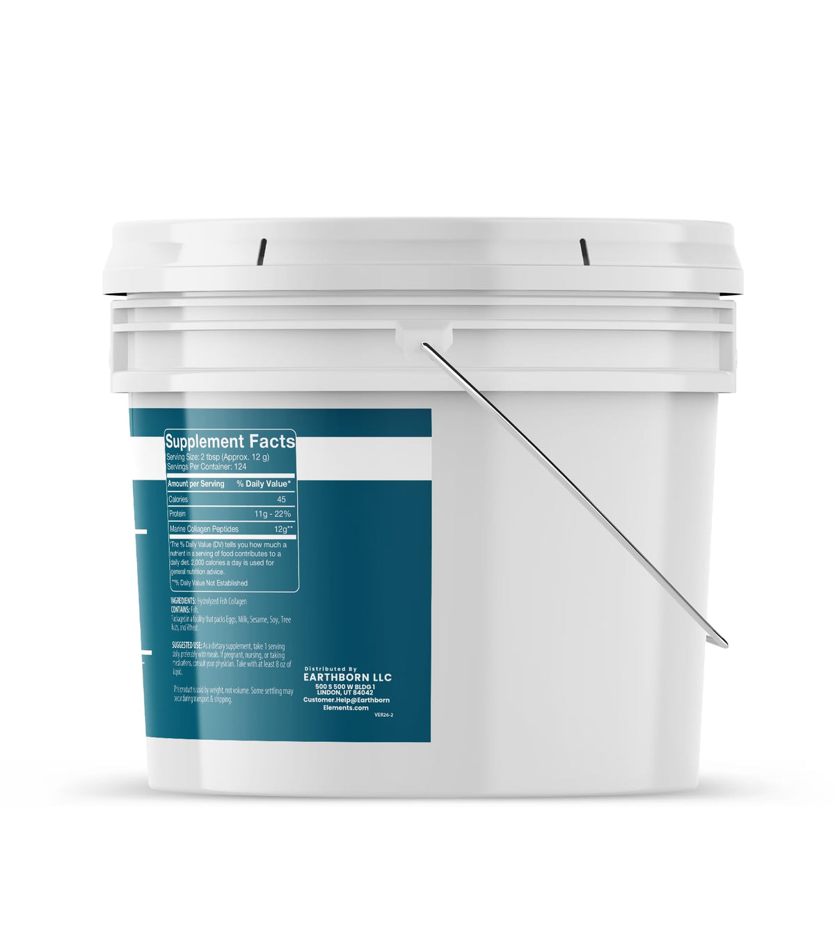 Earthborn Elements Hydrolyzed Marine Collagen Peptides Powder