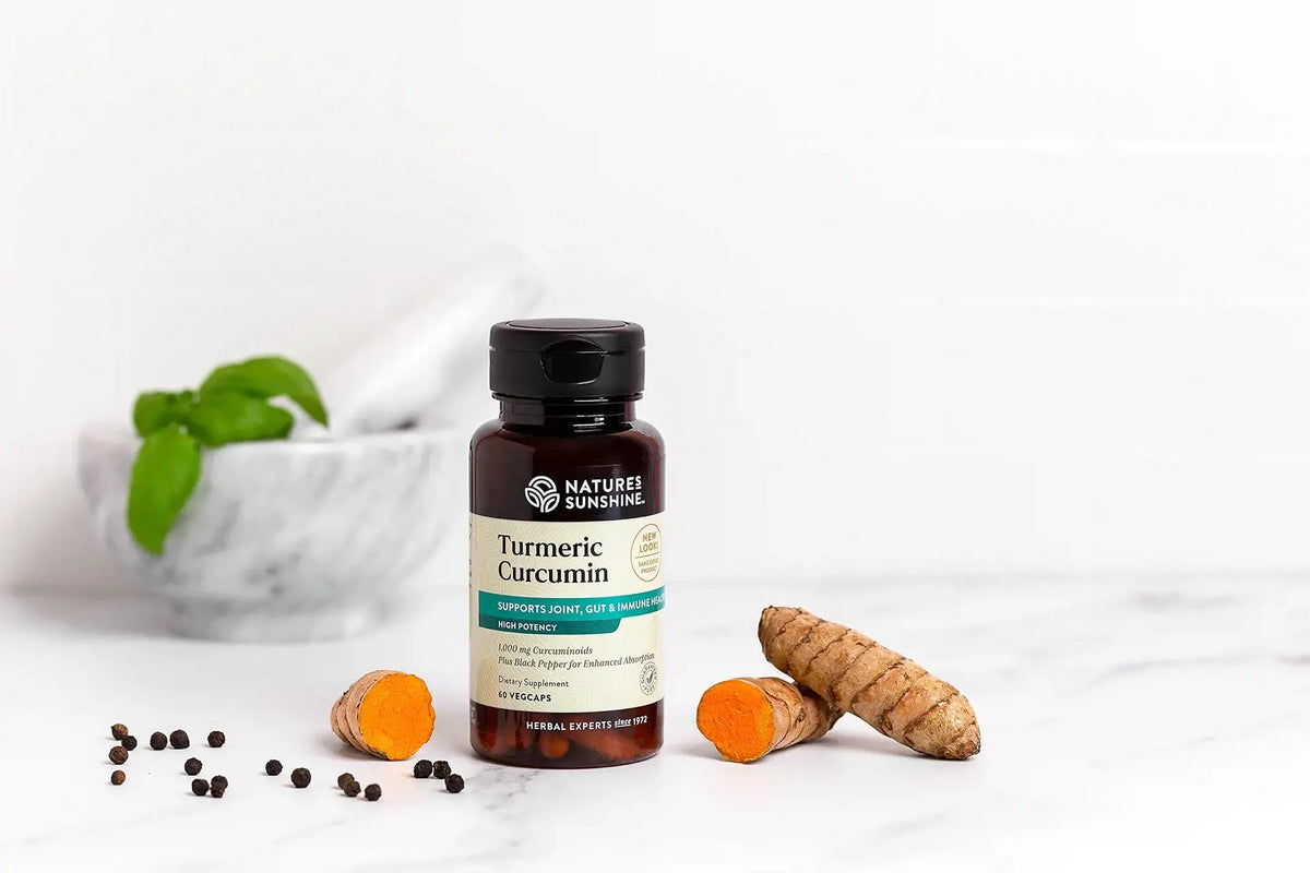Nature's Sunshine Turmeric Curcumin - 60 Vegetarian Capsules - image 5