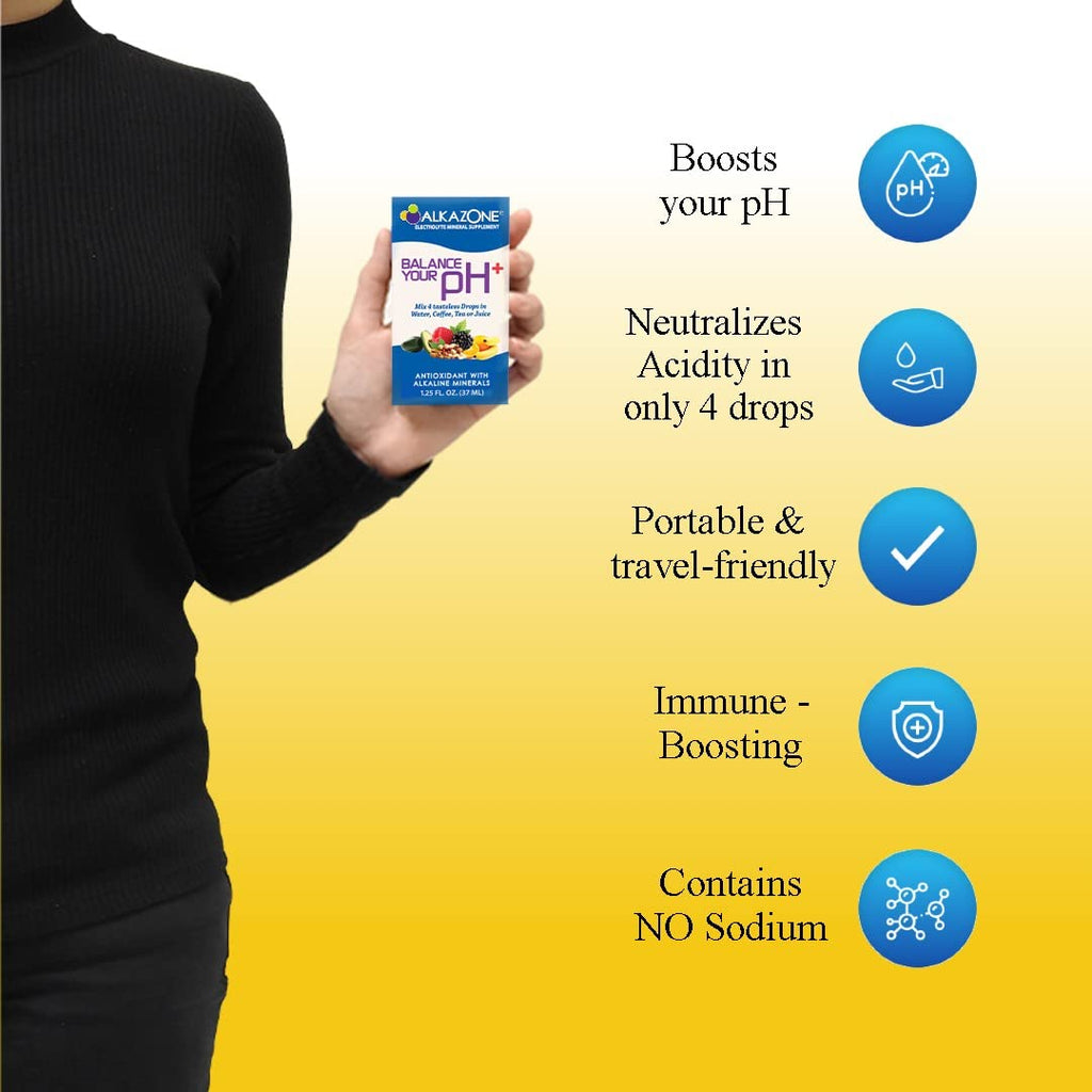 Alkazone Balance Your pH Plus Antioxidants Alkaline Mineral Drops - 1.25 Fl Oz - image 3