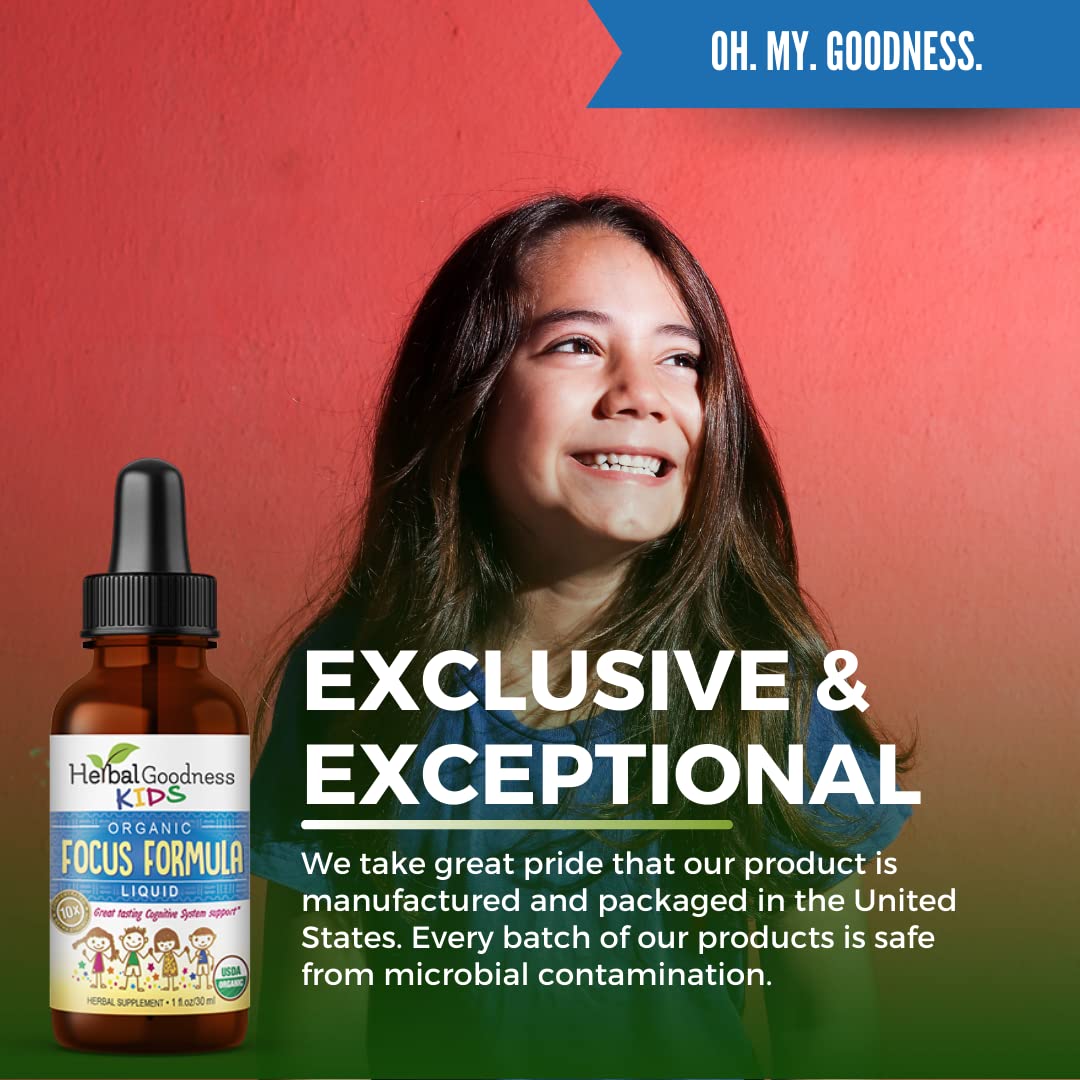 Herbal Goodness Kids Focus Formula Liquid Extract - 12 Bottles - image 4
