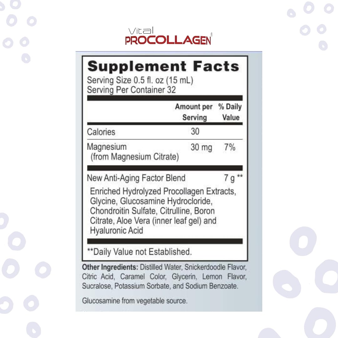Natural Energy Vital Procollagen - Liquid Hydrolyzed Collagen Protein