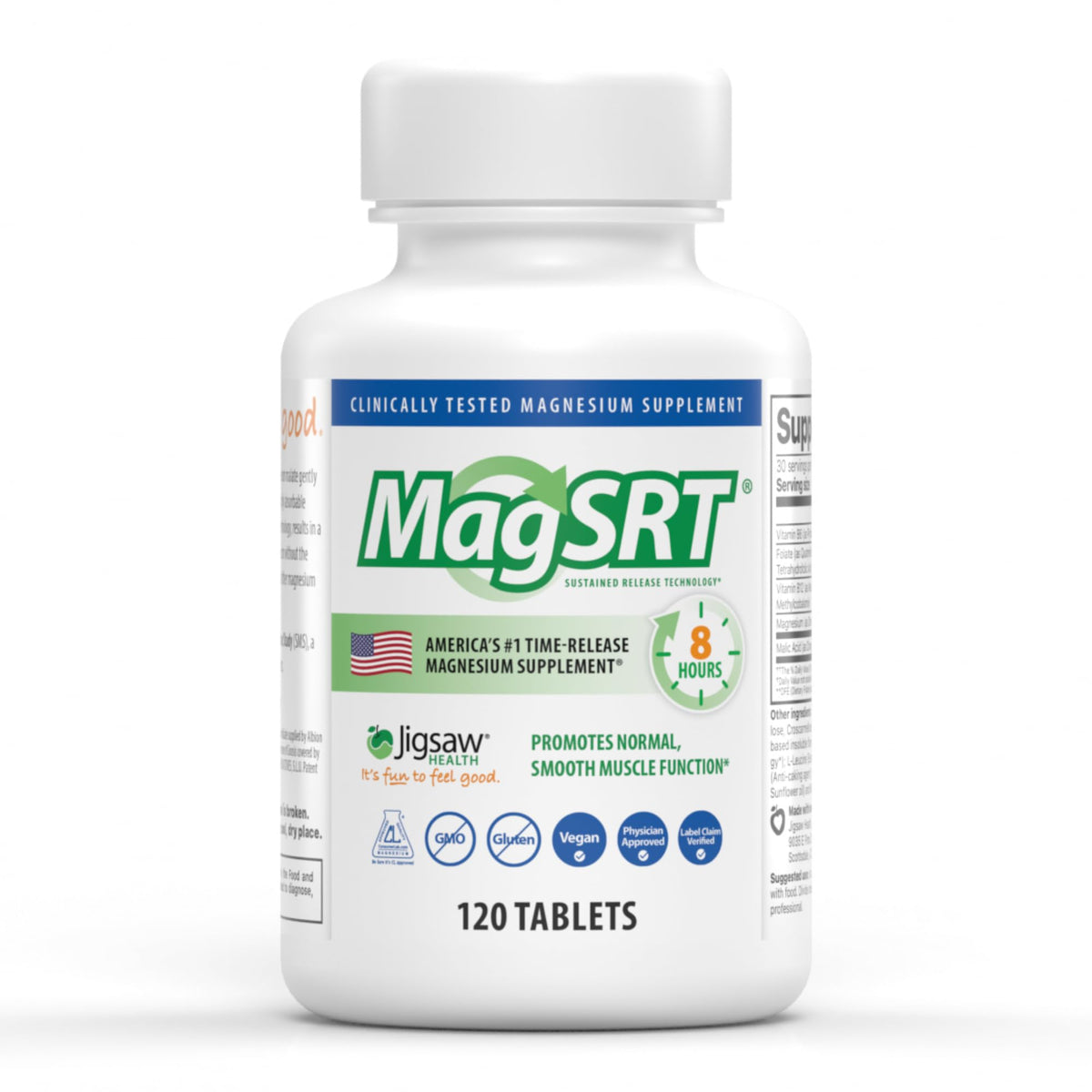 Jigsaw Health MAG SRT Magnesium Supplement