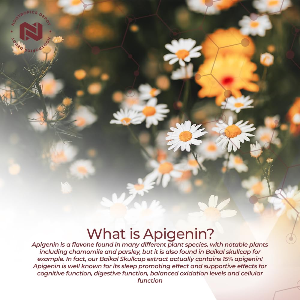 Nootropics Depot Apigenin 50mg - 60 Capsules - image 4