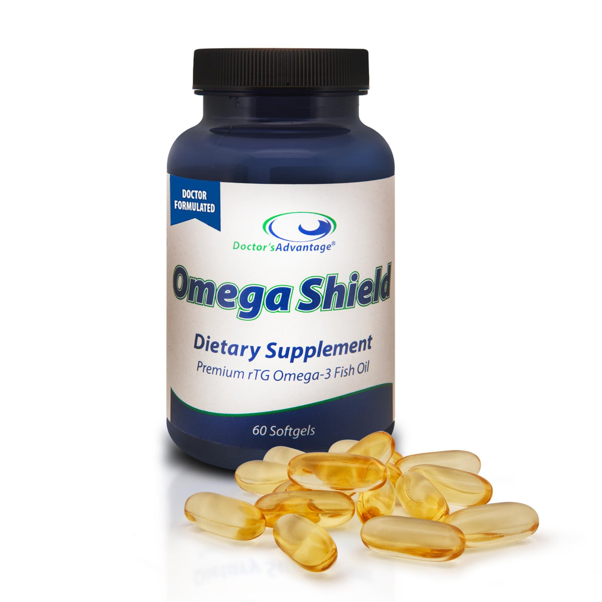 Doctor's Advantage Omega Shield Omega-3 for Eye Dryness - 60 Softgels