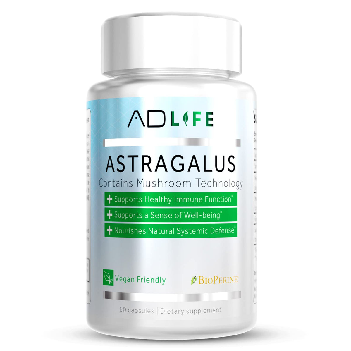 Project AD Astragalus Kidney Health Supplement - 60 Capsules