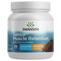 Swanson Senior Muscle Retention Whey Protein Powder, Chocolate