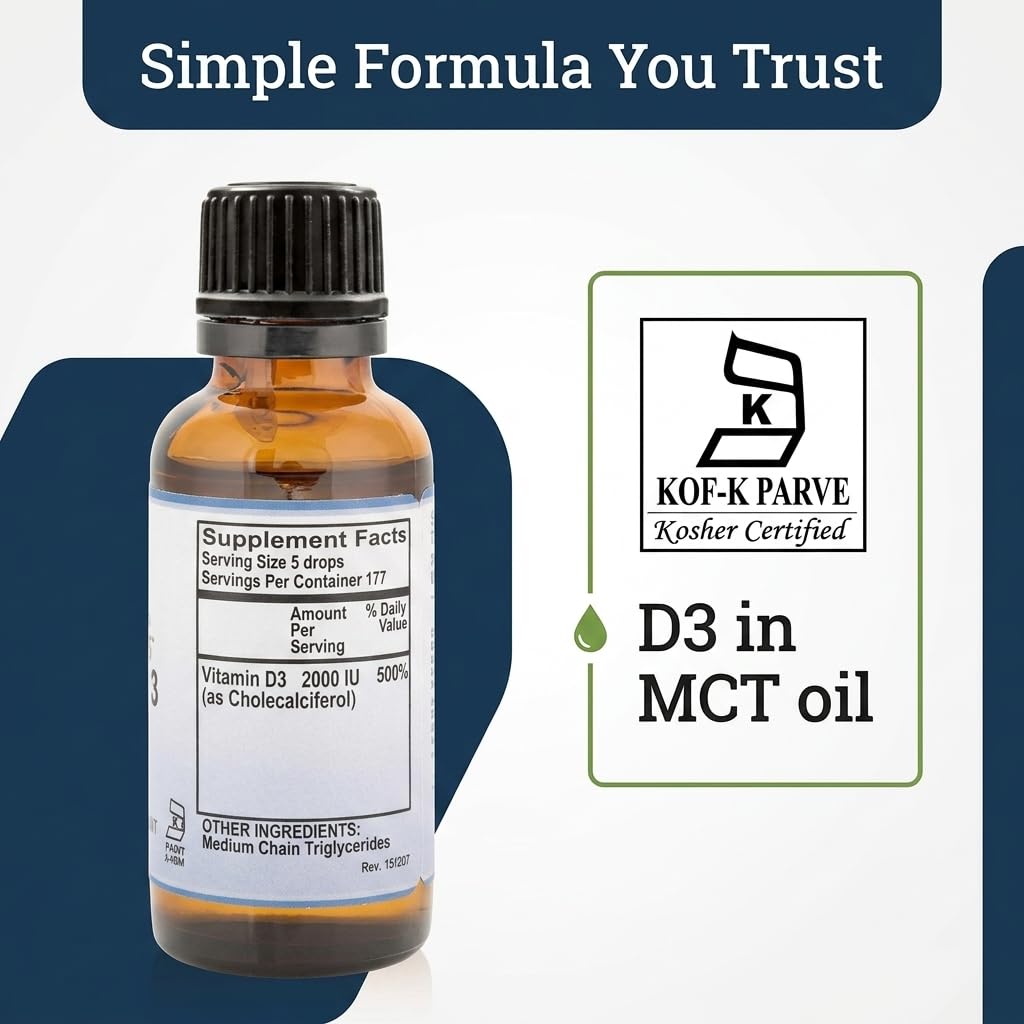 Pure Mountain Botanicals Liquid Vitamin D3 2000 IU Drops - 1 oz - image 6