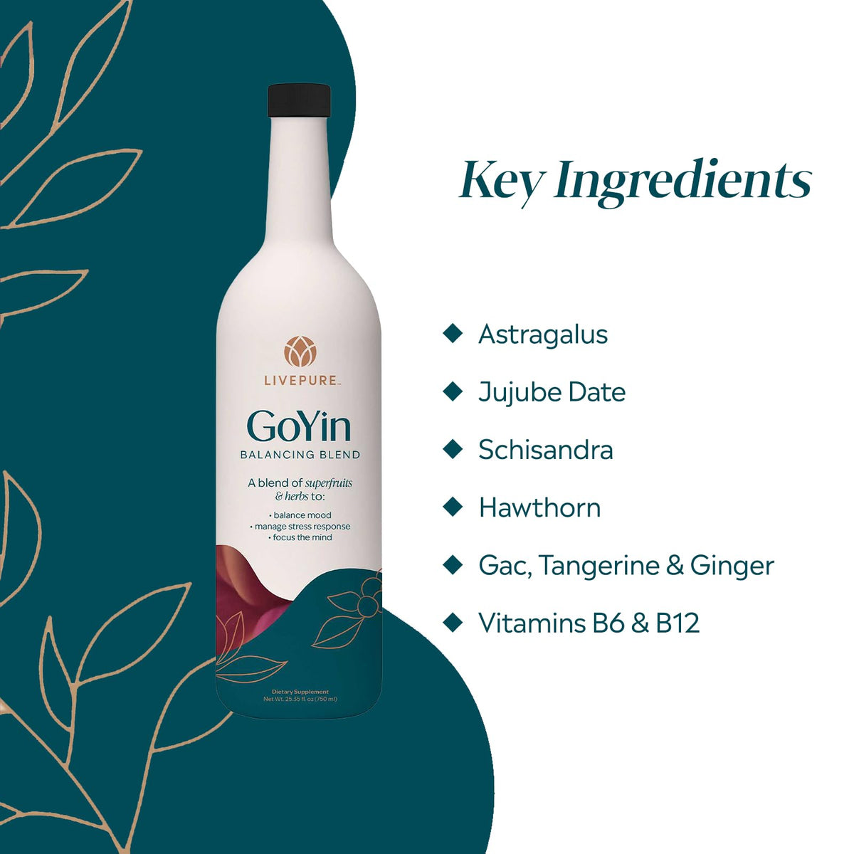 Pure GoYin Harmonizing Wellness Liquid Supplement - 25.35 fl oz - image 4