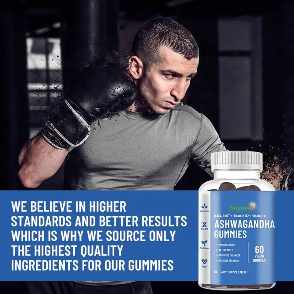 AIHIYO Ashwagandha Gummies for Women and Men - 60 Count - image 4