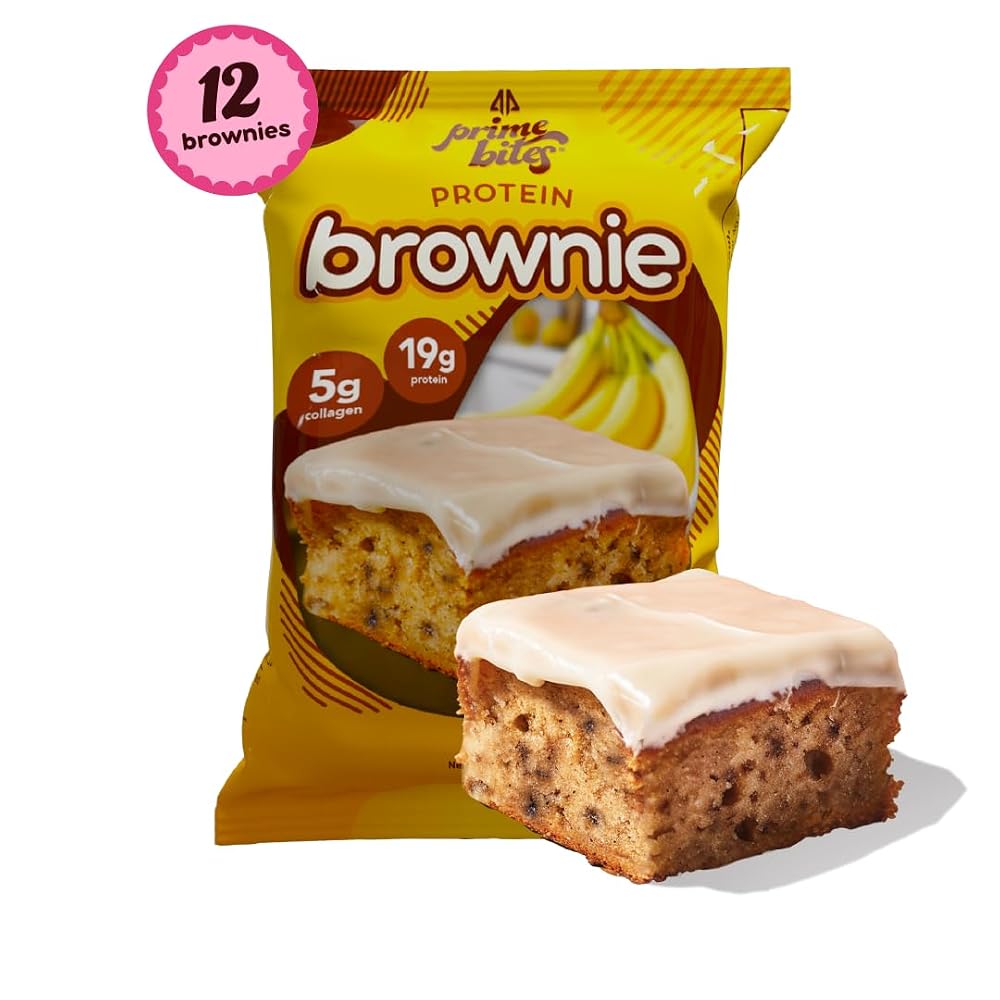 Alpha Prime Supplements Prime Bites High Protein Brownie Banana Nut - 12 Pack - image 2