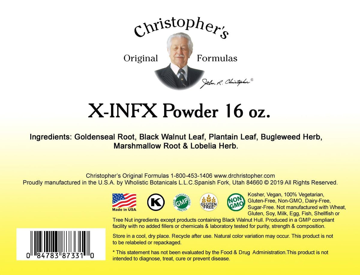 Christopher's Original Formulas X-INFX Lymphatic Support Powder - 16 oz - image 2