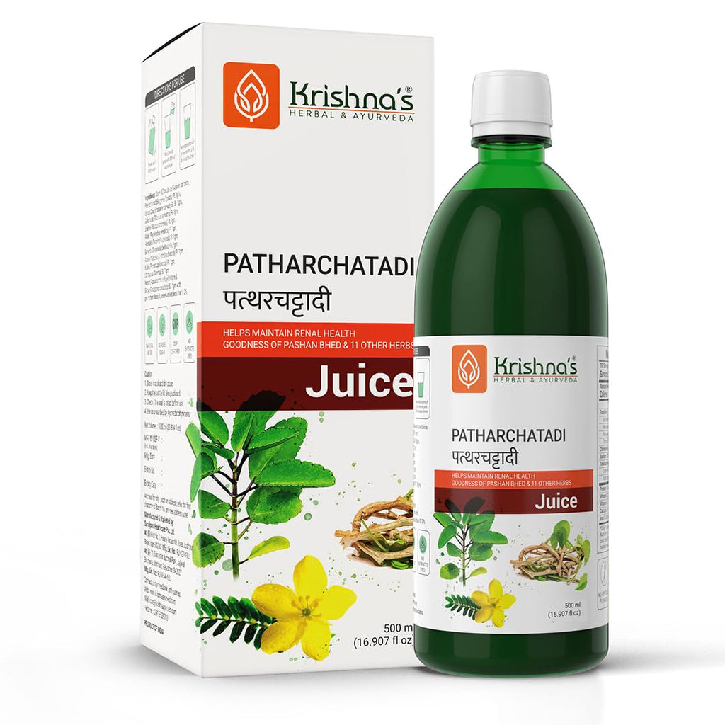 Krishna's Herbal & Ayurveda Patharchatadi Swaras Herbal Juice - 500 ml
