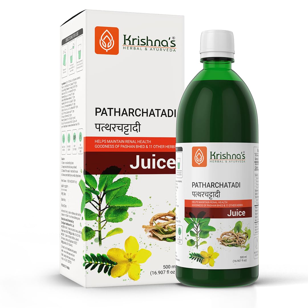 Krishna's Herbal & Ayurveda Patharchatadi Swaras Herbal Juice - 500 ml