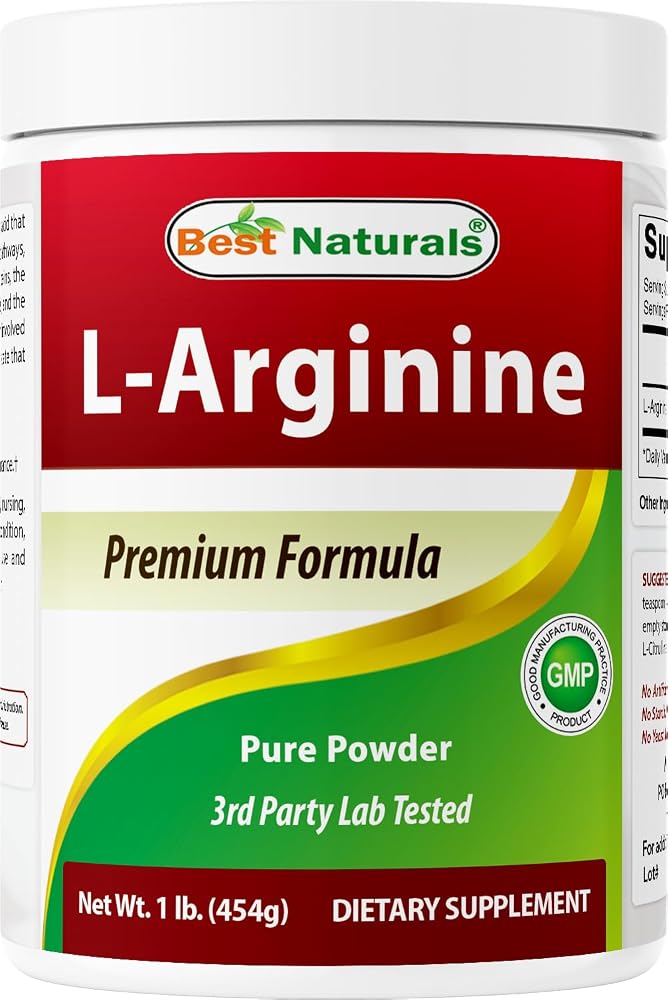 Best Naturals L-Arginine Powder for Circulation - 1 Pound