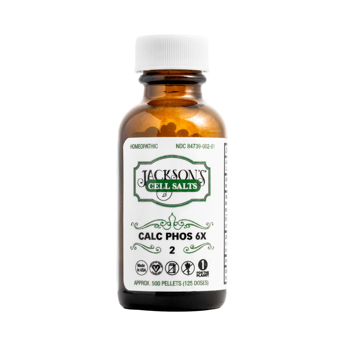 Jackson's #2 Calc Phos 6X Cell Salt - 500 Pellets