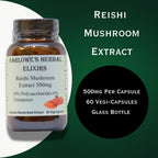 Barlowe's Herbal Elixirs Reishi Mushroom Extract - 60 Vegetarian Capsules - image 3