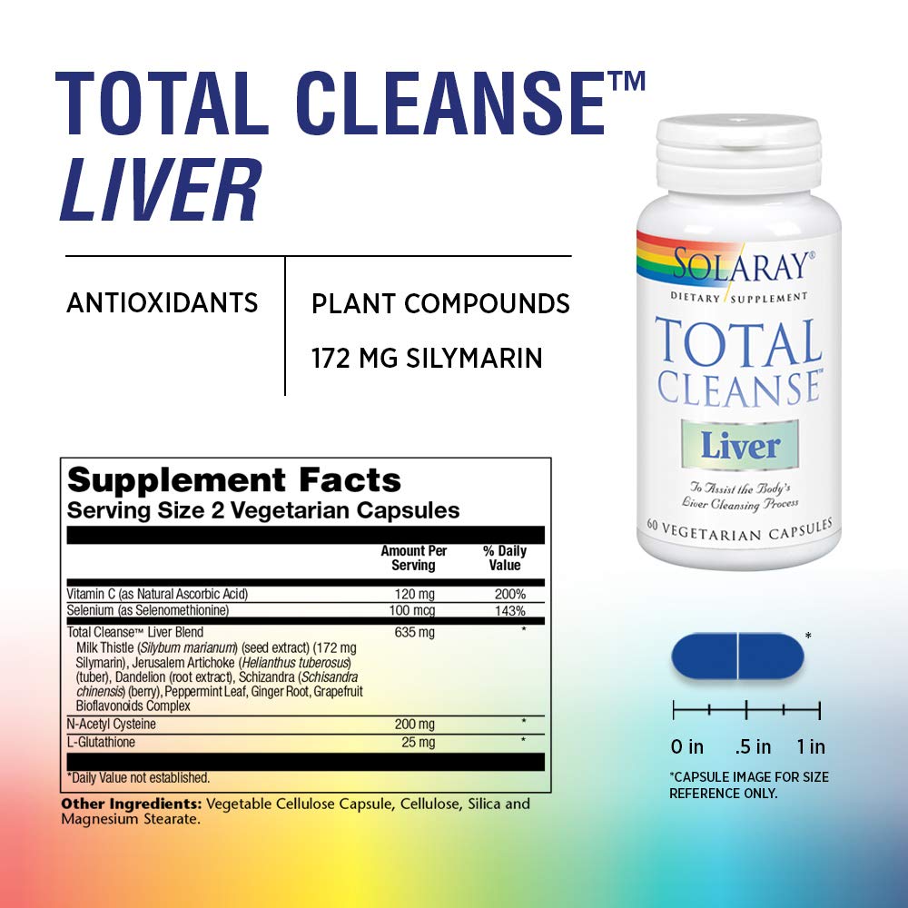 Solaray Total Cleanse Liver - 60 Capsules - image 3