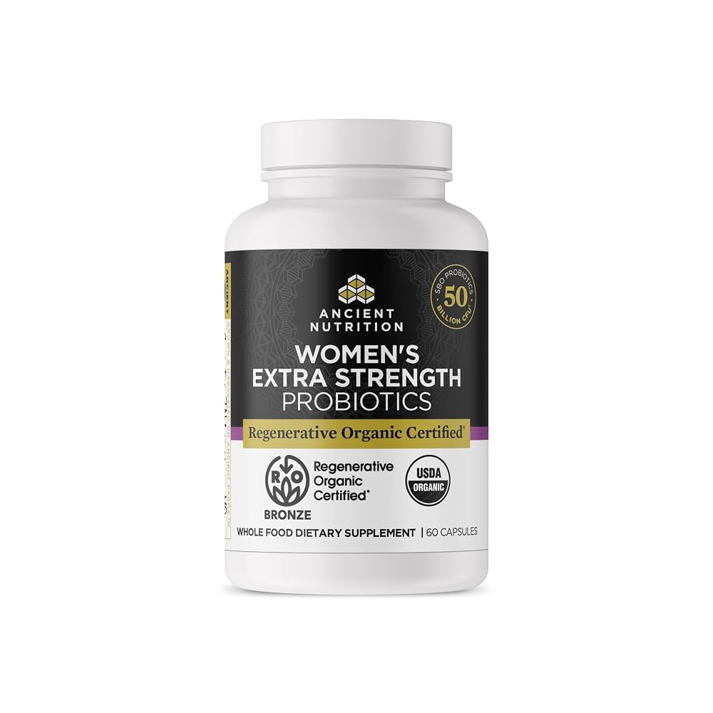 Ancient Nutrition Regenerative Organic Certified Probiotics for Women