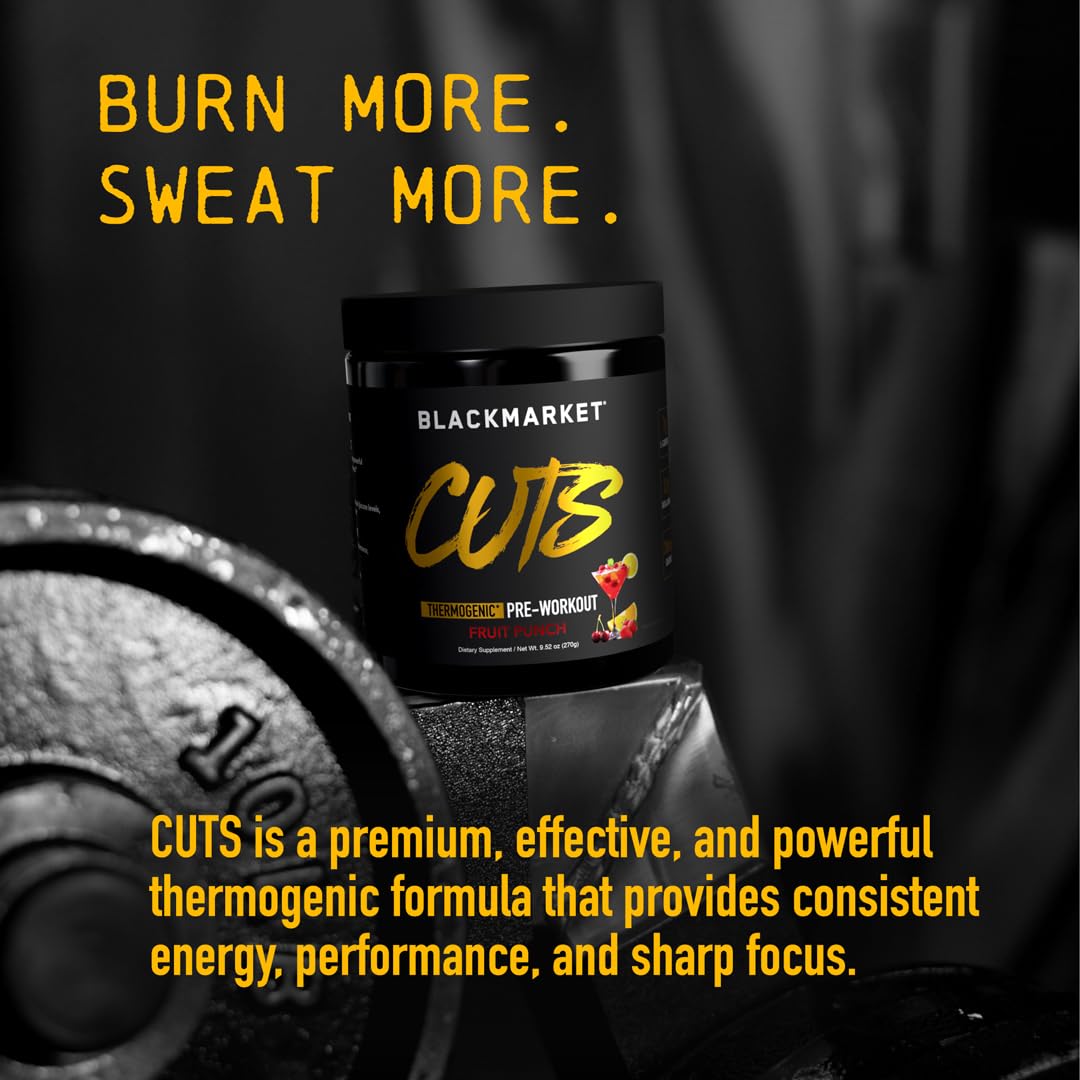 BLACKMARKET CUTS Pre Workout