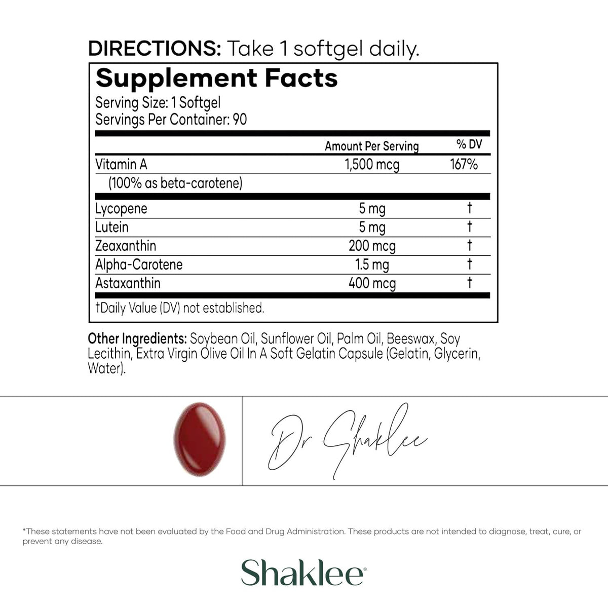 Shaklee CarotoMax Advanced Eye Health Formula - 90 Softgels - image 3